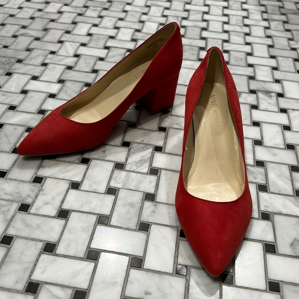 Nine West red heels